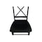 International Concepts Set of 2 X-Back Chairs with Solid Wood Seats, Black Seat, Wood Back, 36.9 W 22.2 in L 22.2 H C46-613P - alternate 5